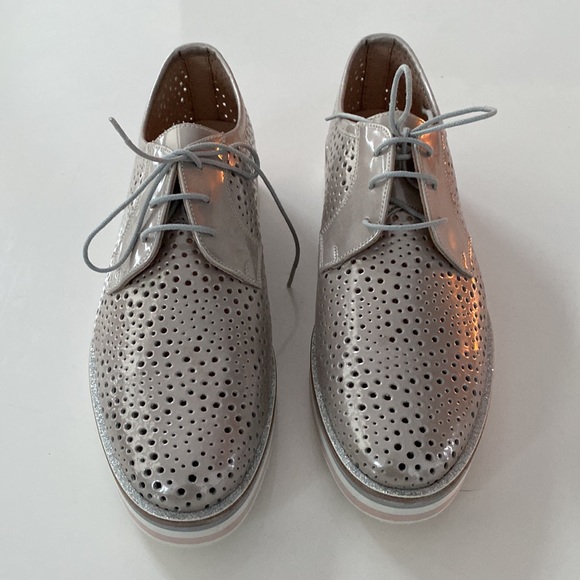 Pertini leather loafers perforated - NWOT - Picture 2 of 4